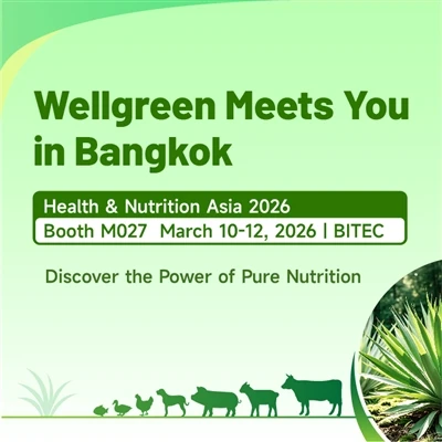 Wellgreen představí řešení pro výživu zvířat na HNA Bangkok 2026